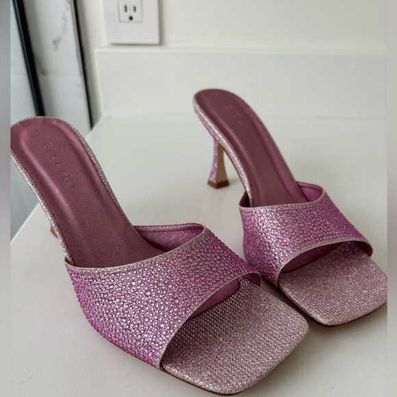 Billini Shoes - Billini Quay Rhinestone Mid Stiletto Heeled Sandals NWT
